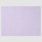 Papier Mousseline Retro Gingham Soft Lavender (Recto)
