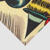 Papier Mousseline Retro gothique Halloween Girls Comics (Détail)