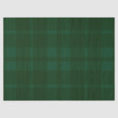 Papier Mousseline Retro Green Plaid Whimsical Christmas  (Recto)