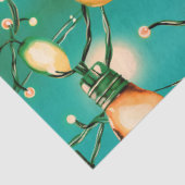 Papier Mousseline Rétro Gros luminaires de Noël Chaînes Noël (Détail)