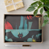 Papier Mousseline Retro Horror Vampire Comics (Cadeau)