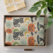 Papier Mousseline Retro Jack O Lanterns Halloween (Cadeau)