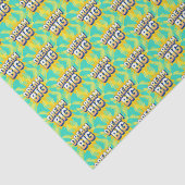 Papier Mousseline Retro lettering dream big text (Détail)