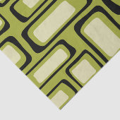 Papier Mousseline Retro Mid-Century Moderne Abstrait (Détail)