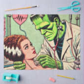 Papier Mousseline Retro Monster Love Comics (Artisanat)