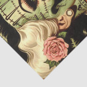 Papier Mousseline Retro Monster Pin-up (Détail)