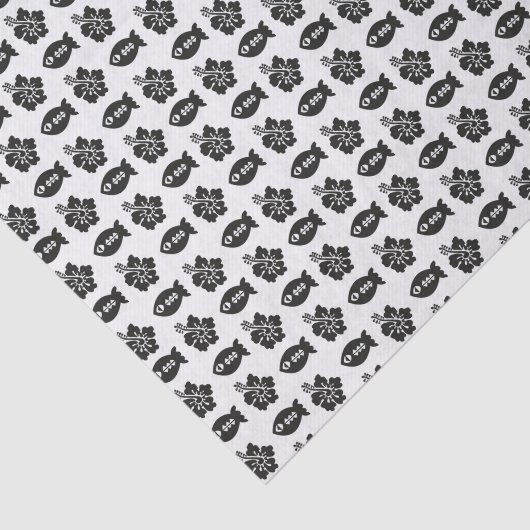 Papier Mousseline Rétro motif de Tiki (Détail)