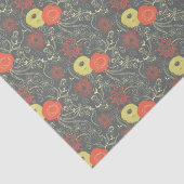 Papier Mousseline Rétro motif floral (Détail)