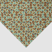 Papier Mousseline Rétro motif géométrique (Détail)