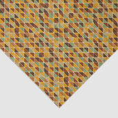 Papier Mousseline Rétro motif géométrique 3 (Détail)
