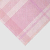 Papier Mousseline Retro Pink Plaid Whimsical Holiday  (Détail)
