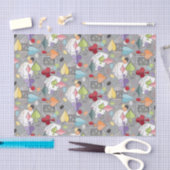 Papier Mousseline Retro Poker (Artisanat)