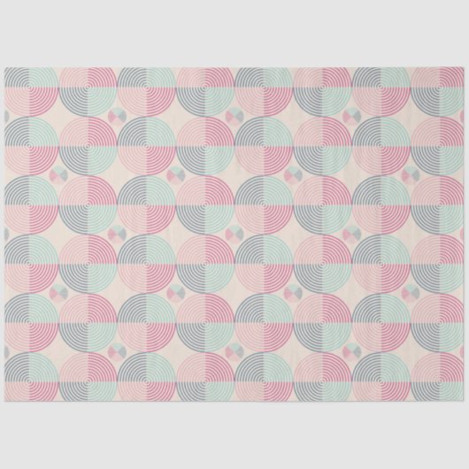 Papier Mousseline Rétro spiral vibes (Recto)