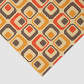 Papier Mousseline Rétro Squares Pattern (Détail)