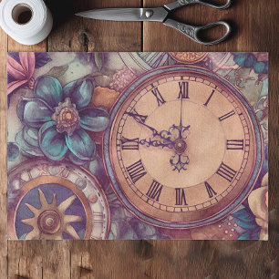 Papier Mousseline Retro Steampunk