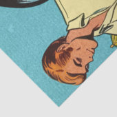 Papier Mousseline Retro Summer Beach Comics (Détail)