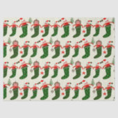 Papier Mousseline Retro Treasures Christmas Stockings (Recto)