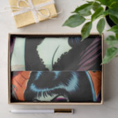 Papier Mousseline Rétro Vampire femme (Cadeau)