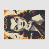 Papier Mousseline Rétro Vampire femme (Recto)