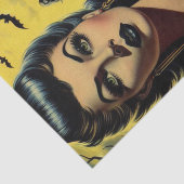 Papier Mousseline Retro Vampire Girl (Détail)