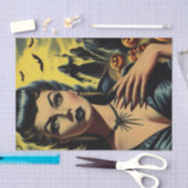 Papier Mousseline Retro Vampire Girl (Artisanat)