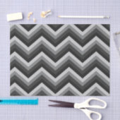 Papier Mousseline Rétro zigzag Chevron de motif (Artisanat)
