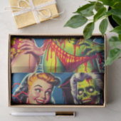 Papier Mousseline Retro Zombie Pin-up (Cadeau)
