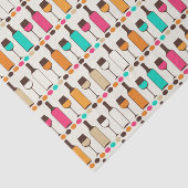 Papier Mousseline Rétros bouteilles et verres de vin (Détail)