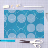 Papier Mousseline Rétros cercles (Artisanat)