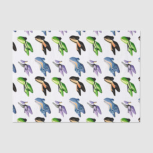 Papier Mousseline Rétros chaussures vintages colorées