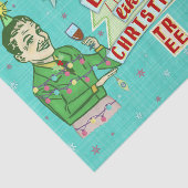 Papier Mousseline Rétros vacances potables adultes de fête de Noël (Détail)