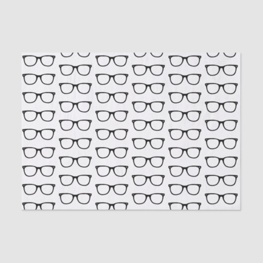 Papier Mousseline Rétros verres de cadre noir (Recto)