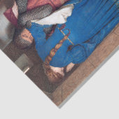 Papier Mousseline Réunion sur les escaliers à tourelle (par F.W. Bur (Détail)