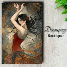Rêve Art Nouveau de la Valse Fantaisiste en Rouill