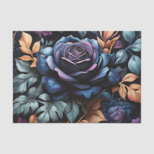 Papier Mousseline Rêve botanique Rose florale