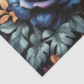 Papier Mousseline Rêve botanique Rose florale (Détail)