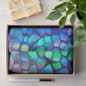 Papier Mousseline Rêve d'art mural bleu brillant (Cadeau)