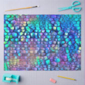 Papier Mousseline Rêve d'art mural bleu brillant (Artisanat)