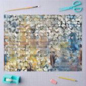 Papier Mousseline Rêve d'art mural des pétales blancs (Artisanat)