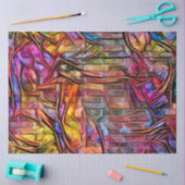 Papier Mousseline Rêve d'art mural violet en bois (Artisanat)