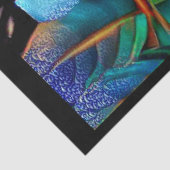 Papier Mousseline Rêve d'art Rose brillant unique (Détail)