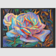 Rêve d'art Rose brillant unique