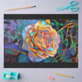 Papier Mousseline Rêve d'art Rose unique brillant (Artisanat)