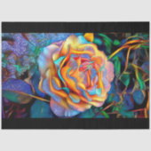 Papier Mousseline Rêve d'art Rose unique brillant (Recto)