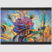 Papier Mousseline Rêve d'art Rose unique brillant (Recto)