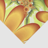 Papier Mousseline Rêve Floral, Art Fractal Moderne Abstrait Fleur (Détail)