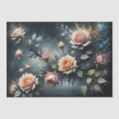 Papier Mousseline Rêve pétale douce - Découpage - (Recto)