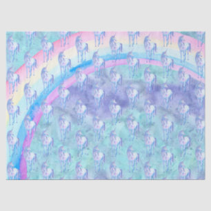 Papier Mousseline Rêve pourpre de licorne d'Aqua
