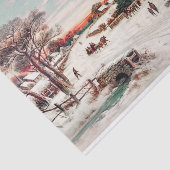 Papier Mousseline Réveillon de Noël par Hoover & Son Peinture (Détail)