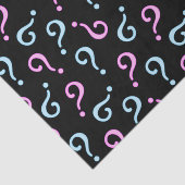 Papier Mousseline Révélation de bébé rose ou bleu (Détail)